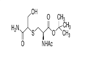 N-Acetyl-S-[2-amino-1-(hydroxymethyl)-2-oxoethyl]-L-cysteine-1,1-dimethylethyl Ester